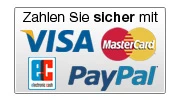 Unsere sicheren Zahlungsmethoden